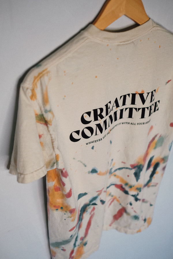 PRE-ORDER: Creative Committee Ivory Canvas Unisex T-Shirt